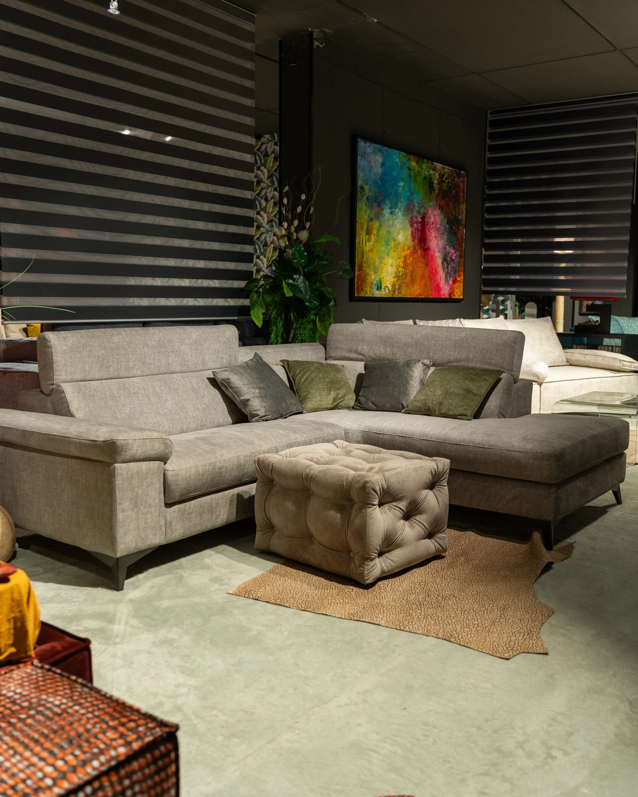 Pouf — Dettaglio sartoriale